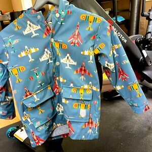 Like New kids size 6 Hatley raincoat